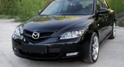 799 р. Реснички на фары RA Mazda 3/Axela BK дорестайлинг, хэтчбэк (2003-2006) (Неокрашенные)  с доставкой в г. Краснодар. Увеличить фотографию 3