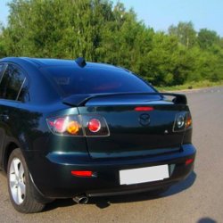 4 149 р. Спойлер RAVEN STYLE Mazda 3/Axela BK дорестайлинг седан (2003-2006) (Неокрашенный)  с доставкой в г. Краснодар. Увеличить фотографию 2