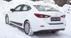 3 699 р. Молдинги RA  Mazda 3/Axela  BM (2013-2016) дорестайлинг седан (Поверхность глянец под окраску, Неокрашенные)  с доставкой в г. Краснодар. Увеличить фотографию 2