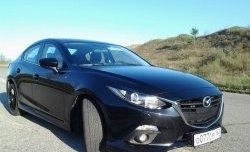 839 р. Реснички на фары M-Techno v2 Mazda 3/Axela BM дорестайлинг седан (2013-2016) (Неокрашенные)  с доставкой в г. Краснодар. Увеличить фотографию 4