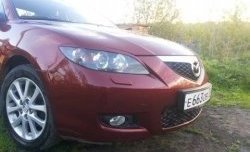 689 р. Реснички на фары Style (длинные) Mazda 3/Axela BK дорестайлинг седан (2003-2006) (Неокрашенные)  с доставкой в г. Краснодар. Увеличить фотографию 4