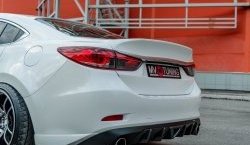 29 899 р. Крышка багажника Tuning-Sport v1  Mazda 6  GJ (2015-2024) 1-ый рестайлинг седан, 2-ой рестайлинг седан (Неокрашенная)  с доставкой в г. Краснодар. Увеличить фотографию 2