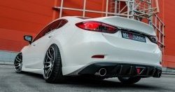 29 899 р. Крышка багажника Tuning-Sport v1  Mazda 6  GJ (2015-2024) 1-ый рестайлинг седан, 2-ой рестайлинг седан (Неокрашенная)  с доставкой в г. Краснодар. Увеличить фотографию 7