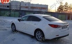 4 999 р. Козырёк на заднее стекло Boomer Design  Mazda 6  GJ (2012-2018) дорестайлинг седан, 1-ый рестайлинг седан (Неокрашенный)  с доставкой в г. Краснодар. Увеличить фотографию 5