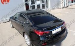 4 299 р. Козырёк на заднее стекло Sport Mazda 6 GJ дорестайлинг седан (2012-2015) (Неокрашенный)  с доставкой в г. Краснодар. Увеличить фотографию 6