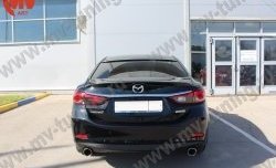 4 299 р. Козырёк на заднее стекло Sport Mazda 6 GJ дорестайлинг седан (2012-2015) (Неокрашенный)  с доставкой в г. Краснодар. Увеличить фотографию 8