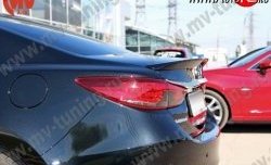 5 199 р. Лип спойлер Boomer Design Mazda 6 GJ 1-ый рестайлинг седан (2015-2018) (Неокрашенный)  с доставкой в г. Краснодар. Увеличить фотографию 1