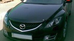 2 699 р. Дефлектор капота NovLine Mazda 6 GJ дорестайлинг седан (2012-2015)  с доставкой в г. Краснодар. Увеличить фотографию 2