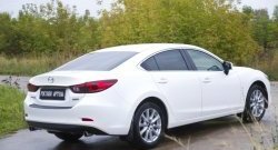 1 269 р. Накладка на задний бампер RA Mazda 6 GJ дорестайлинг седан (2012-2015)  с доставкой в г. Краснодар. Увеличить фотографию 3