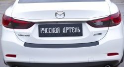 1 269 р. Накладка на задний бампер RA Mazda 6 GJ дорестайлинг седан (2012-2015)  с доставкой в г. Краснодар. Увеличить фотографию 4