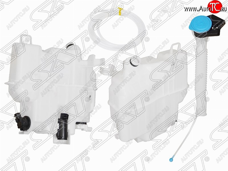 4 649 р. Бачок омывателей SAT (с горловиной, 2-мя моторами и датчиком уровня, большой)  Mazda 6  GJ (2012-2018) дорестайлинг седан, 1-ый рестайлинг седан  с доставкой в г. Краснодар