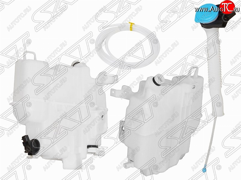 4 299 р. Бачок омывателей SAT (с горловиной, 1 мотором и датчиком уровня, большой)  Mazda 6  GJ (2012-2018) дорестайлинг седан, 1-ый рестайлинг седан  с доставкой в г. Краснодар