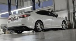 11 399 р. Пороги накладки SkyActivSport Mazda 6 GJ дорестайлинг седан (2012-2015) (Неокрашенные)  с доставкой в г. Краснодар. Увеличить фотографию 3