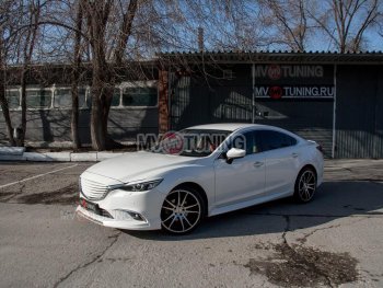 8 999 р. Решетка радиатора MV tuning Mazda 6 GJ 1-ый рестайлинг седан (2015-2018) (Неокрашенная)  с доставкой в г. Краснодар. Увеличить фотографию 3