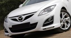 579 р. Реснички на фары RA Mazda 6 GH дорестайлинг лифтбэк (2007-2010) (Неокрашенные)  с доставкой в г. Краснодар. Увеличить фотографию 2