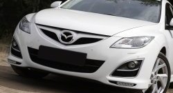 579 р. Реснички на фары RA Mazda 6 GH дорестайлинг лифтбэк (2007-2010) (Неокрашенные)  с доставкой в г. Краснодар. Увеличить фотографию 4