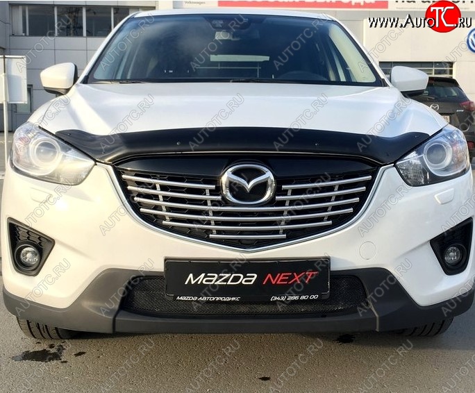 2 499 р. Дефлектор капота NovLine Mazda CX-5 KE дорестайлинг (2011-2014)  с доставкой в г. Краснодар