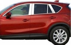 Накладки на верхнюю часть окон дверей СТ Mazda CX-5 KE рестайлинг (2015-2017)