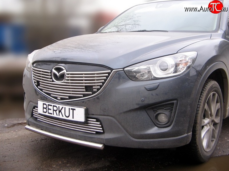 9 399 р. Декоративная вставка решетки радиатора Berkut Mazda CX-5 KE рестайлинг (2015-2017)  с доставкой в г. Краснодар