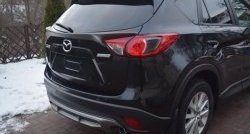 5 699 р. Лип спойлер CT Mazda CX-5 KE дорестайлинг (2011-2014) (Неокрашенный)  с доставкой в г. Краснодар. Увеличить фотографию 6