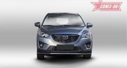 Защита переднего бампера одинарная Souz-96 (d42) Mazda CX-5 KE рестайлинг (2015-2017)