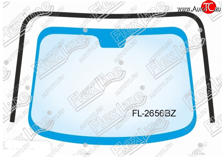 1 939 р. Молдинг лобового стекла FlexLine  Mazda CX-7  ER (2006-2012) дорестайлинг, рестайлинг  с доставкой в г. Краснодар