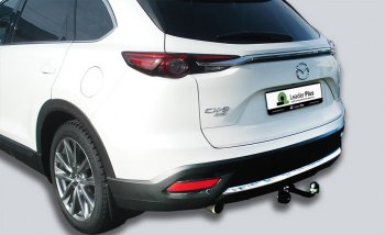 9 349 р. Фаркоп Лидер Плюс Mazda CX-9 TC дорестайлинг (2015-2024) (Без электропакета)  с доставкой в г. Краснодар. Увеличить фотографию 3