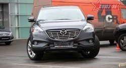 Декоративный элемент решетки радиатора Souz-96 (d16) Mazda CX-9 TB дорестайлинг (2007-2009)