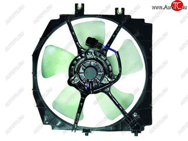 3 599 р. Вентилятор радиатора в сборе SAT  Mazda 323/Familia  седан (1998-2004) BJ дорестайлинг, BJ рестайлинг  с доставкой в г. Краснодар