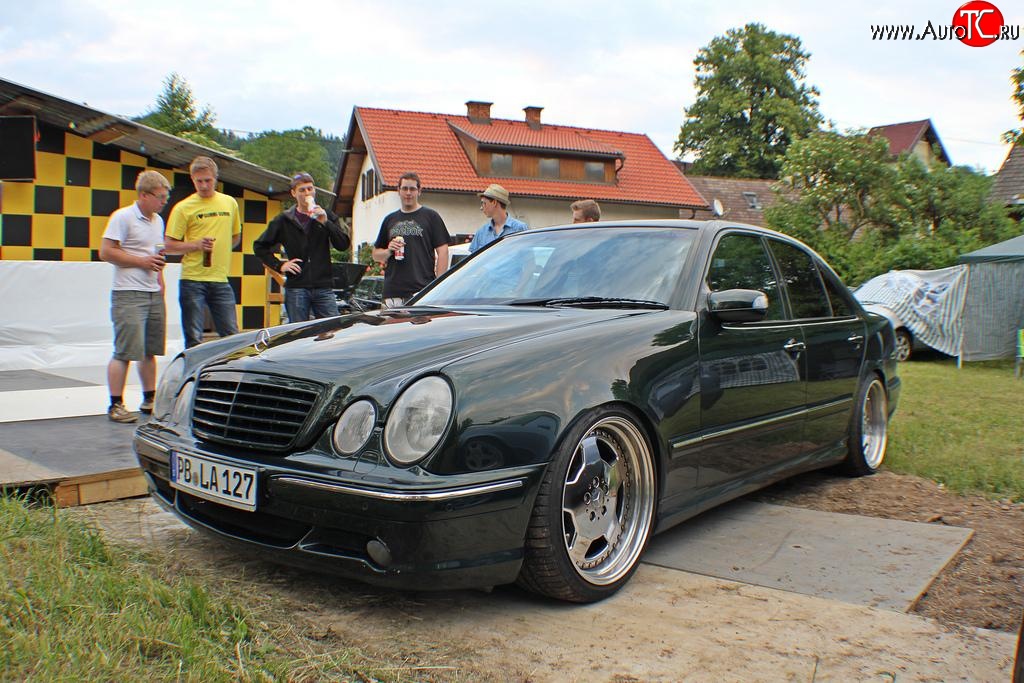 12 599 р. Передний бампер AMG Mercedes-Benz E-Class W210 дорестайлинг седан (1996-1999) (Неокрашенный)  с доставкой в г. Краснодар