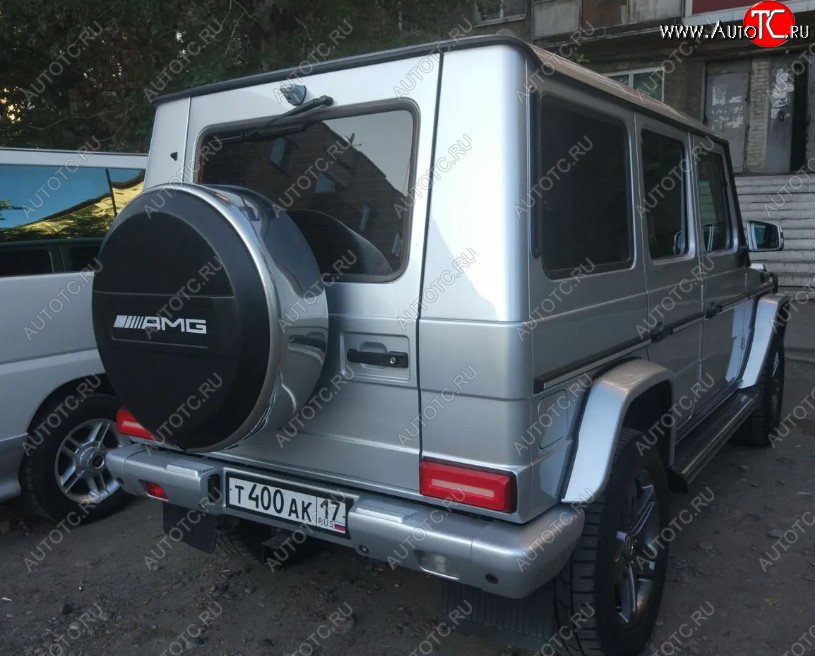 9 999 р. Колпак (крышка) запаски (R16-20) AMG KOLPAKA.NET Mercedes-Benz G class W463 5 дв. дорестайлинг (1989-1994) (наклейка AMG черная)  с доставкой в г. Краснодар