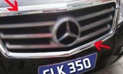 11 699 р. Накладка на решетку радиатора СТ Mercedes-Benz GLK class X204 рестайлинг (2012-2015)  с доставкой в г. Краснодар. Увеличить фотографию 2