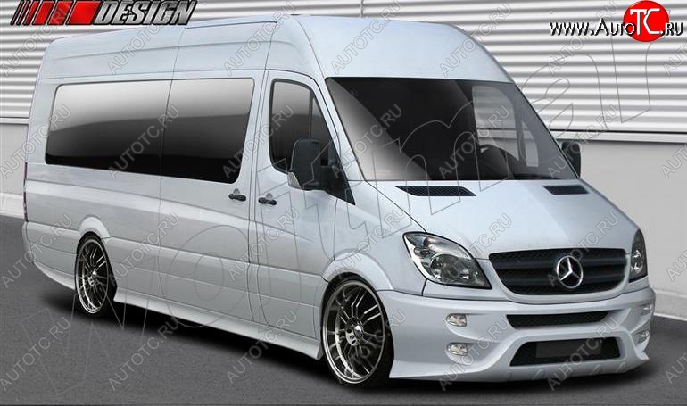 8 899 р. Передний бампер ST Mercedes-Benz Sprinter W906 (2006-2013)  с доставкой в г. Краснодар