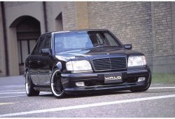 10 599 р. Передний бампер WALD Mercedes-Benz E-Class W124 седан дорестайлинг (1984-1993) (Неокрашенный)  с доставкой в г. Краснодар. Увеличить фотографию 3