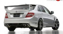 12 599 р. Пороги накладки WALD Mercedes-Benz C-Class W204 дорестайлинг седан (2007-2011) (Неокрашенные)  с доставкой в г. Краснодар. Увеличить фотографию 2