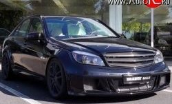 8 149 р. Радиаторная решётка Brabus Bullit Mercedes-Benz C-Class W204 дорестайлинг седан (2007-2011) (Неокрашенная)  с доставкой в г. Краснодар. Увеличить фотографию 3