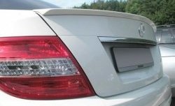 4 499 р. Лип спойлер AMG Style Mercedes-Benz C-Class W204 дорестайлинг седан (2007-2011) (Неокрашенный)  с доставкой в г. Краснодар. Увеличить фотографию 4