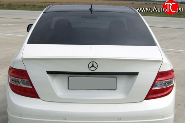 2 269 р. Лип спойлер M-VRS Mercedes-Benz C-Class W204 дорестайлинг седан (2007-2011) (Неокрашенный)  с доставкой в г. Краснодар