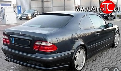 4 749 р. Козырёк на заднее стекло LORINSER Mercedes-Benz CLK class W208 (1997-2002) (Неокрашенный)  с доставкой в г. Краснодар