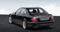 9 799 р. Пороги накладки Carlsson Mercedes-Benz E-Class W211 дорестайлинг седан (2002-2006) (Неокрашенные)  с доставкой в г. Краснодар. Увеличить фотографию 4