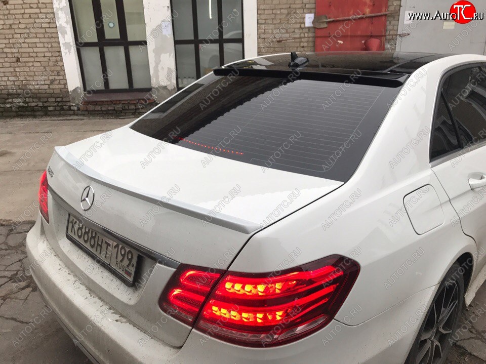 3 399 р. Козырек на заднее стекло АВТОКРАТ  Mercedes-Benz E-Class  W212 (2009-2017) дорестайлинг седан, рестайлинг седан (Неокрашенный)  с доставкой в г. Краснодар