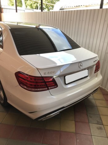 3 399 р. Лип спойлер АВТОКРАТ Лезвие  Mercedes-Benz E-Class  W212 (2009-2017) дорестайлинг седан, рестайлинг седан (Неокрашенный)  с доставкой в г. Краснодар. Увеличить фотографию 5