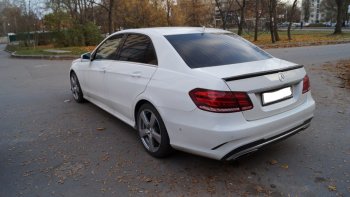 3 399 р. Лип спойлер АВТОКРАТ AMG  Mercedes-Benz E-Class  W212 (2009-2017) дорестайлинг седан, рестайлинг седан (Неокрашенный)  с доставкой в г. Краснодар. Увеличить фотографию 5