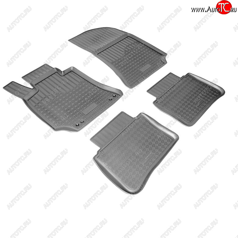 2 899 р. Комплект ковриков в салон Norplast Unidec Unidec Unidec  Mercedes-Benz E-Class  W212 (2013-2017) рестайлинг седан (Цвет: черный)  с доставкой в г. Краснодар