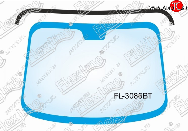 1 239 р. Молдинг лобового стекла FlexLine  Mercedes-Benz GLK class  X204 (2008-2015) дорестайлинг, рестайлинг  с доставкой в г. Краснодар