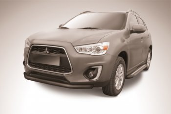 Защита переднего бампер d76 Slitkoff Mitsubishi ASX 1-ый рестайлинг (2013-2016)