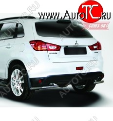 7 109 р. Защита заднего бампера уголки d42 Souz-96 Mitsubishi ASX 1-ый рестайлинг (2013-2016)  с доставкой в г. Краснодар