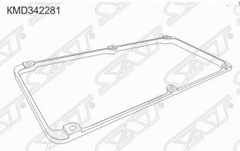 179 р. Прокладка клапанной крышки SAT (4G13, 4G15 00-, CS1A / CS2A) BYD F3 седан (2005-2014)  с доставкой в г. Краснодар. Увеличить фотографию 1