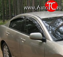 999 р. Комплект дефлекторов окон (ветровиков) 4 шт. (седан) Russtal Mitsubishi Galant (2004-2012)  с доставкой в г. Краснодар