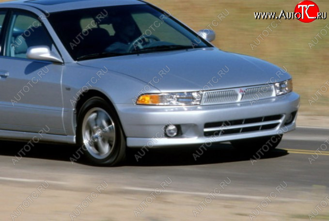 14 399 р. Передний бампер TYG (USA) Mitsubishi Galant 8  дорестайлинг седан (1996-1998) (Неокрашенный)  с доставкой в г. Краснодар